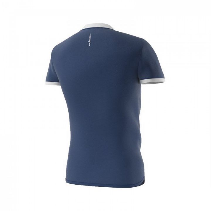 Eye Henley Shirt Navy / White